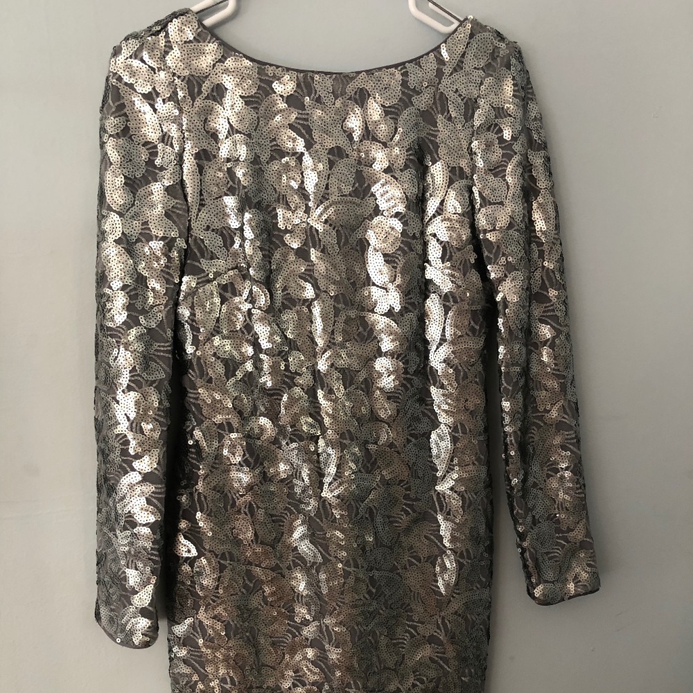 Silver Sequin Mini - image 1